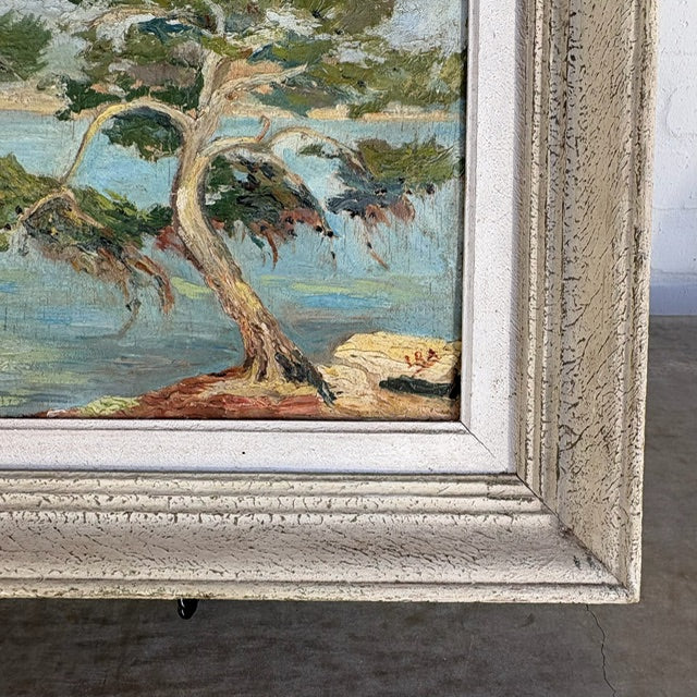 20th c. Cannes Oil on Board