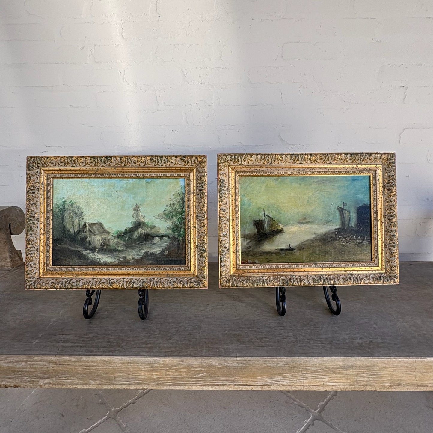 Early 20th c. Provencal Oil Paintings