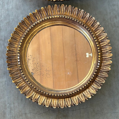 Early 20th c. Round Italian Mirror