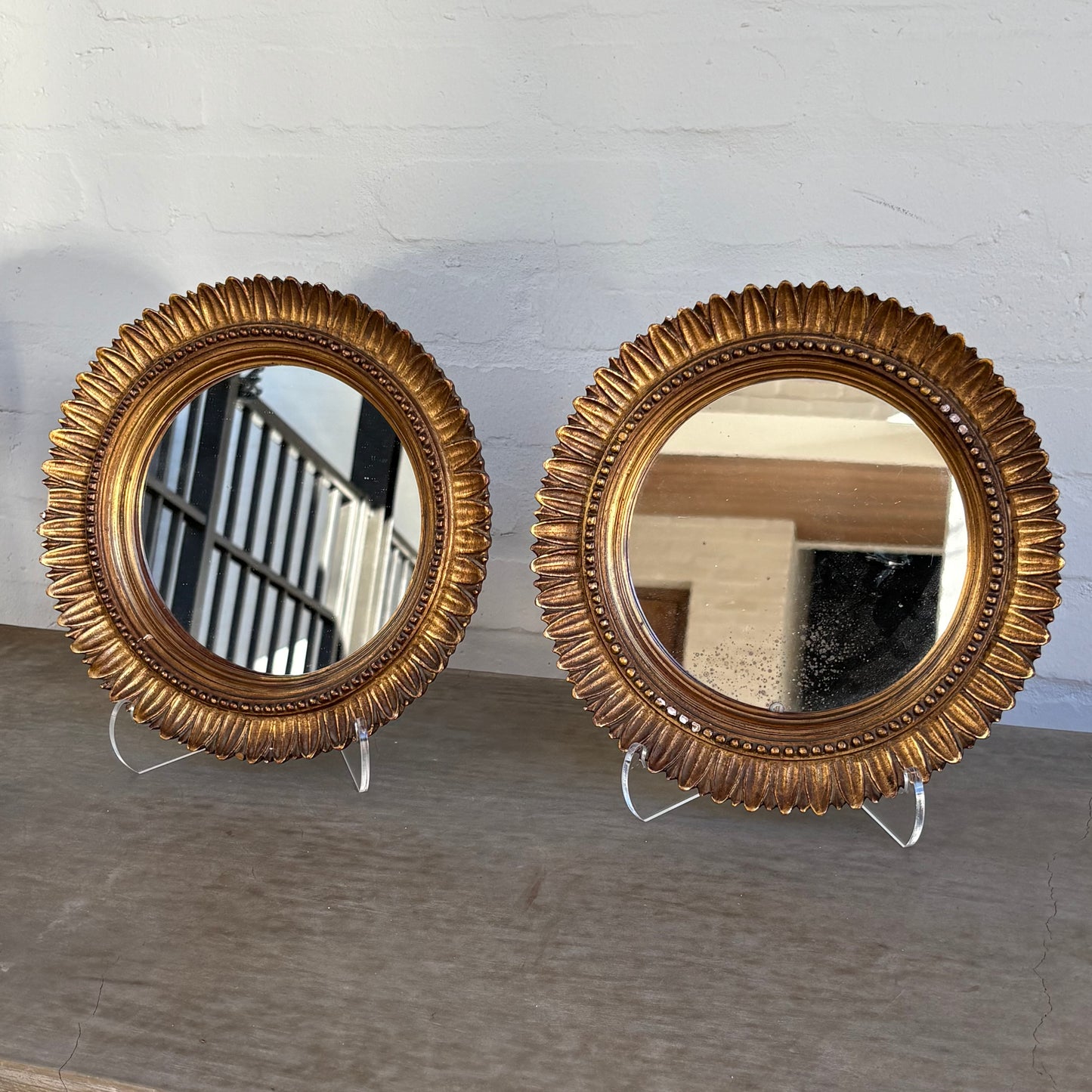 Early 20th c. Round Italian Mirror