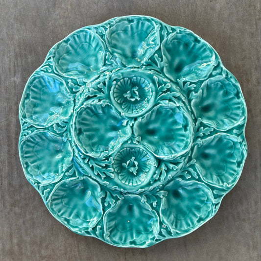 Large Gien Oyster Plate
