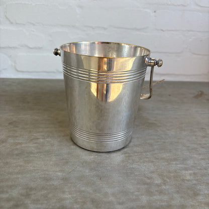 Silver Ice Bucket with Handle