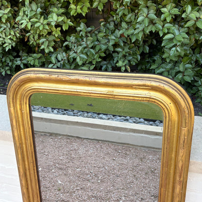 19th c. Louis Philippe Mirror, Gold