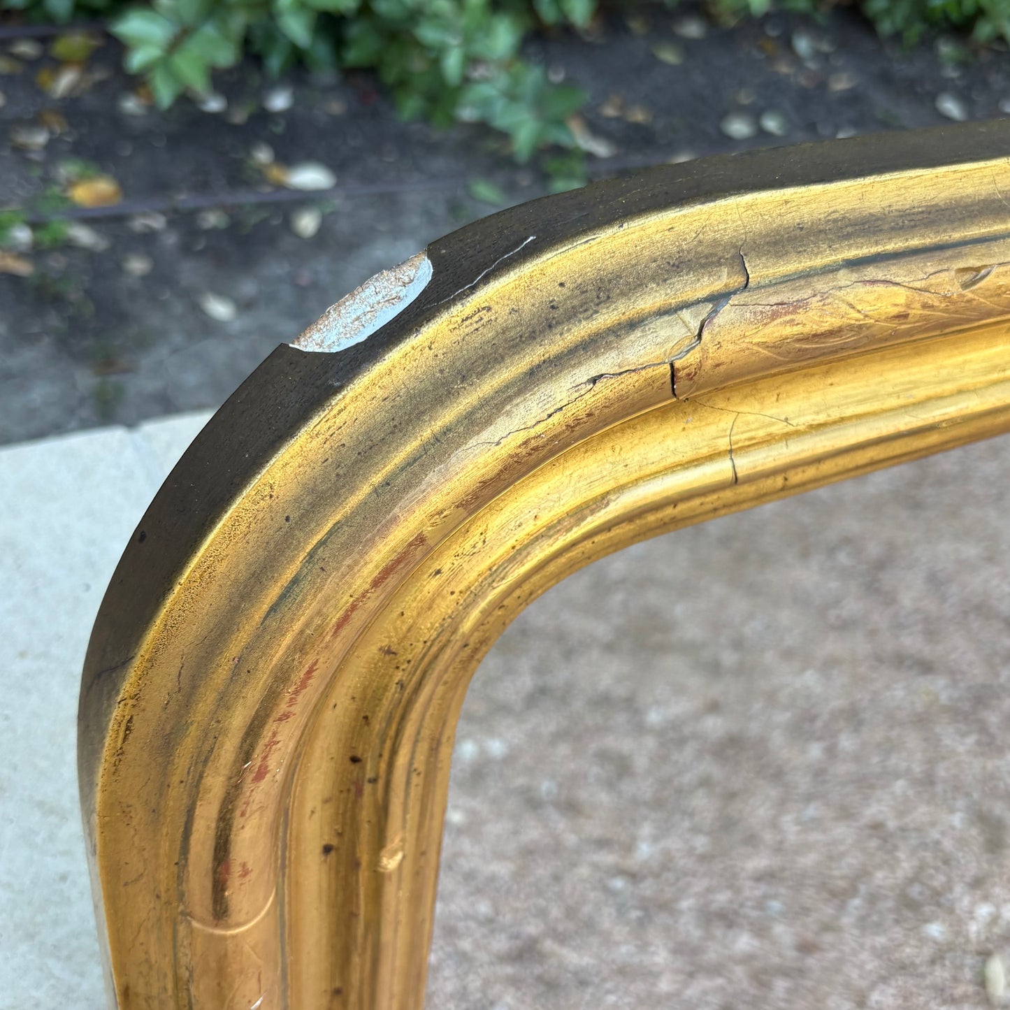 19th c. Louis Philippe Mirror, Gold